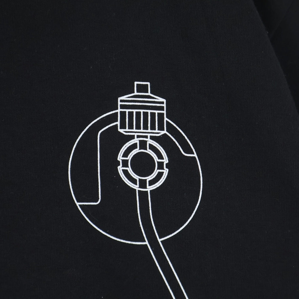 KITH(キス) ×Def Jam Recordings デフジャム 35周年モデル マンデープログラム プリント半袖Tシャツ ブラック