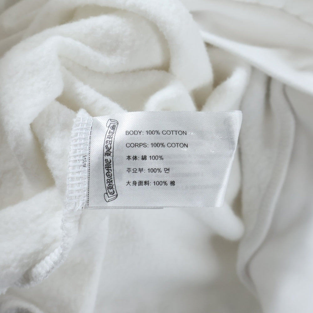 CHROME HEARTS(クロムハーツ) SWTSHRT PLVR アームロゴ プルオーバースウェットパーカー フーディー ホワイト