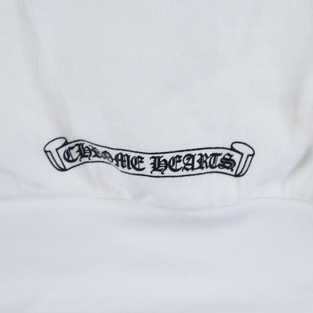 CHROME HEARTS(クロムハーツ) SWTSHRT PLVR アームロゴ プルオーバースウェットパーカー フーディー ホワイト