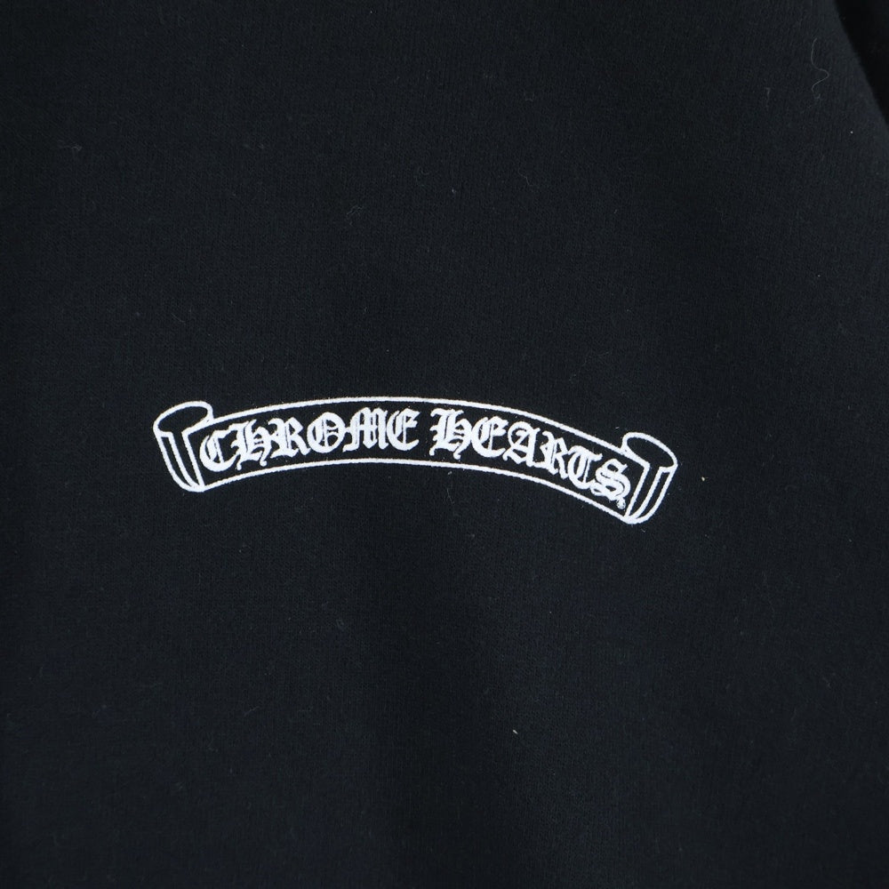 CHROME HEARTS(クロムハーツ) PULLOVER HOODIE ラスベガス限定ウェルカムアーチロゴプルオーバースウェットパーカー フーディ ブラック