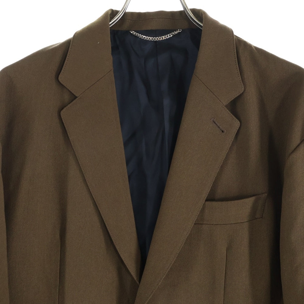 WACKO MARIA(ワコマリア) 24AW UNCONSTRUCTED JACKET テーラードジャケット ブラウン 24FWE-WMO-JK01 Lサイズ