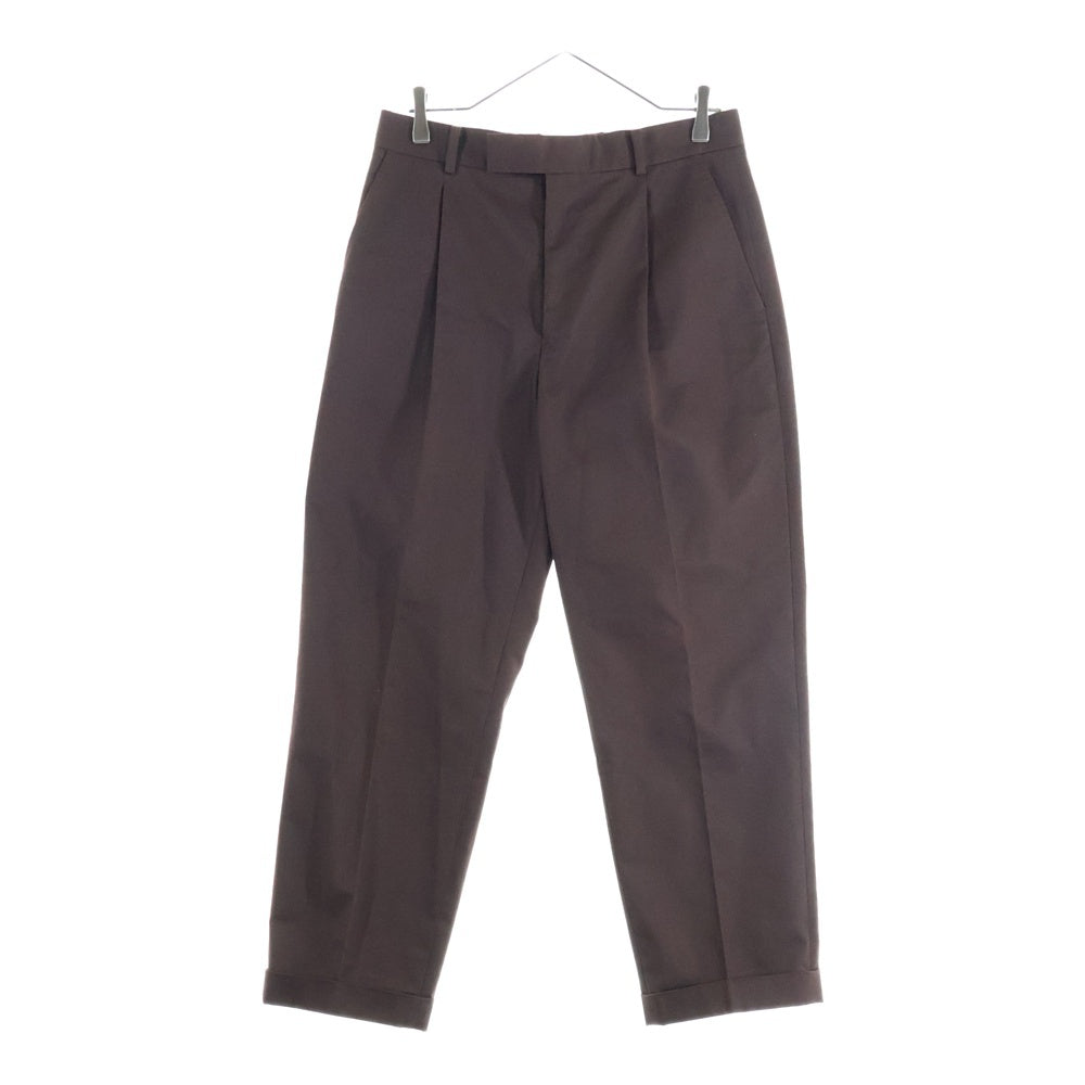 WACKO MARIA(ワコマリア) The Guilty Partiesタックスラックス テーパードパンツ ブラウン M