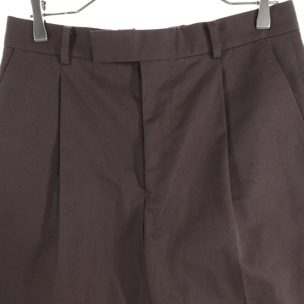 WACKO MARIA(ワコマリア) The Guilty Partiesタックスラックス テーパードパンツ ブラウン M