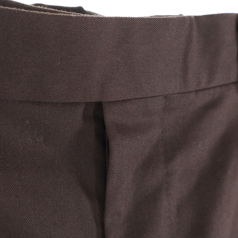 WACKO MARIA(ワコマリア) The Guilty Partiesタックスラックス テーパードパンツ ブラウン M