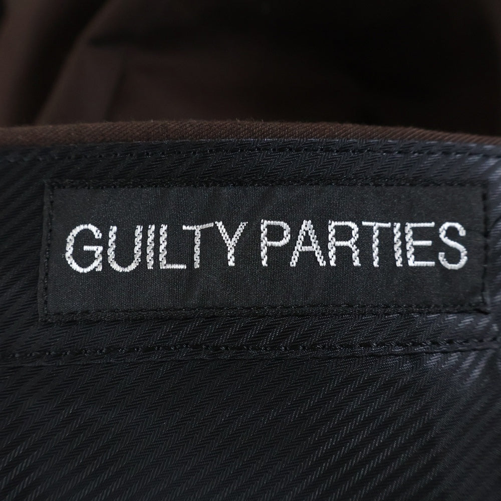 WACKO MARIA(ワコマリア) The Guilty Partiesタックスラックス テーパードパンツ ブラウン M