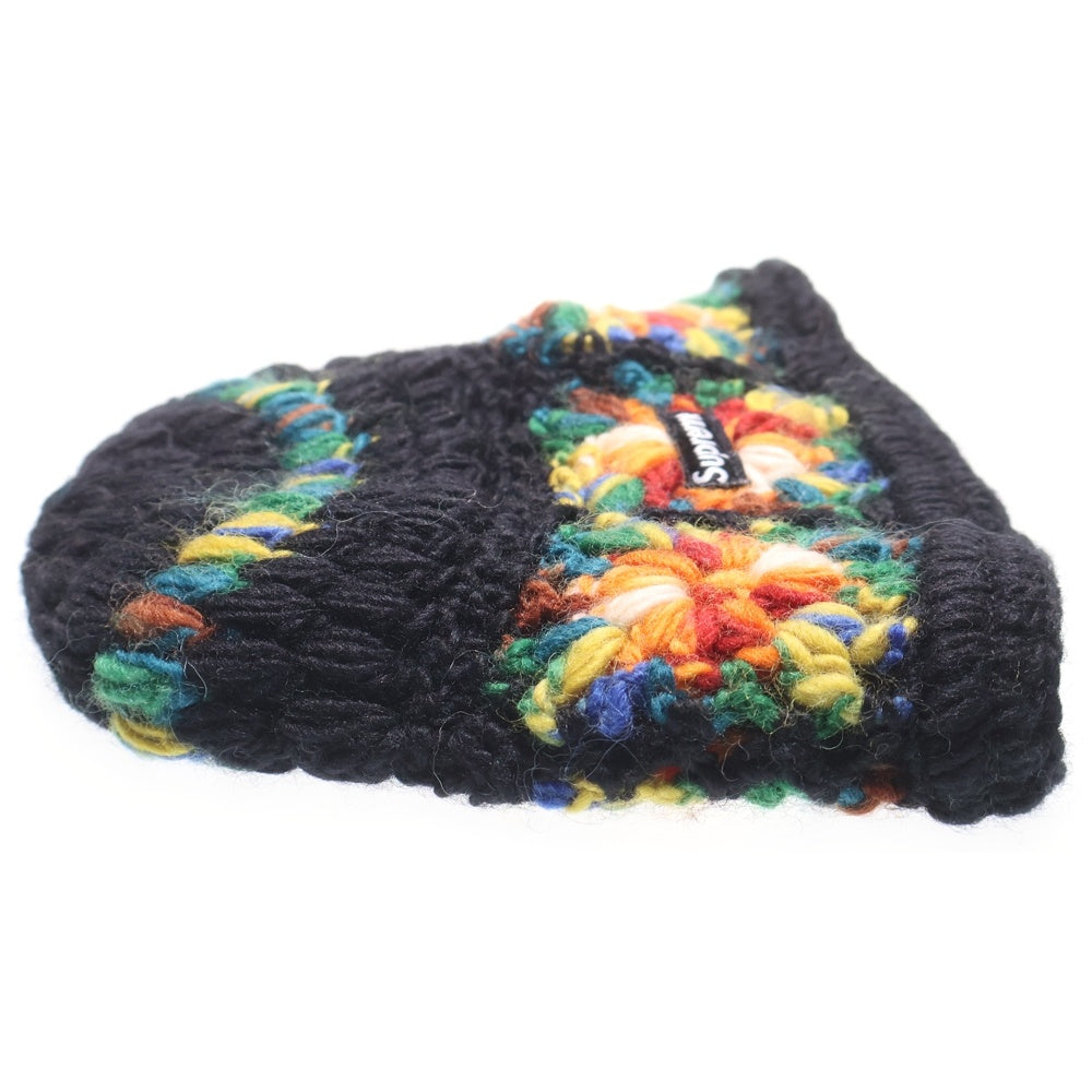 SUPREME(シュプリーム) 25SS Crochet Beanie クロシェ ビーニー ニット帽 ブラック