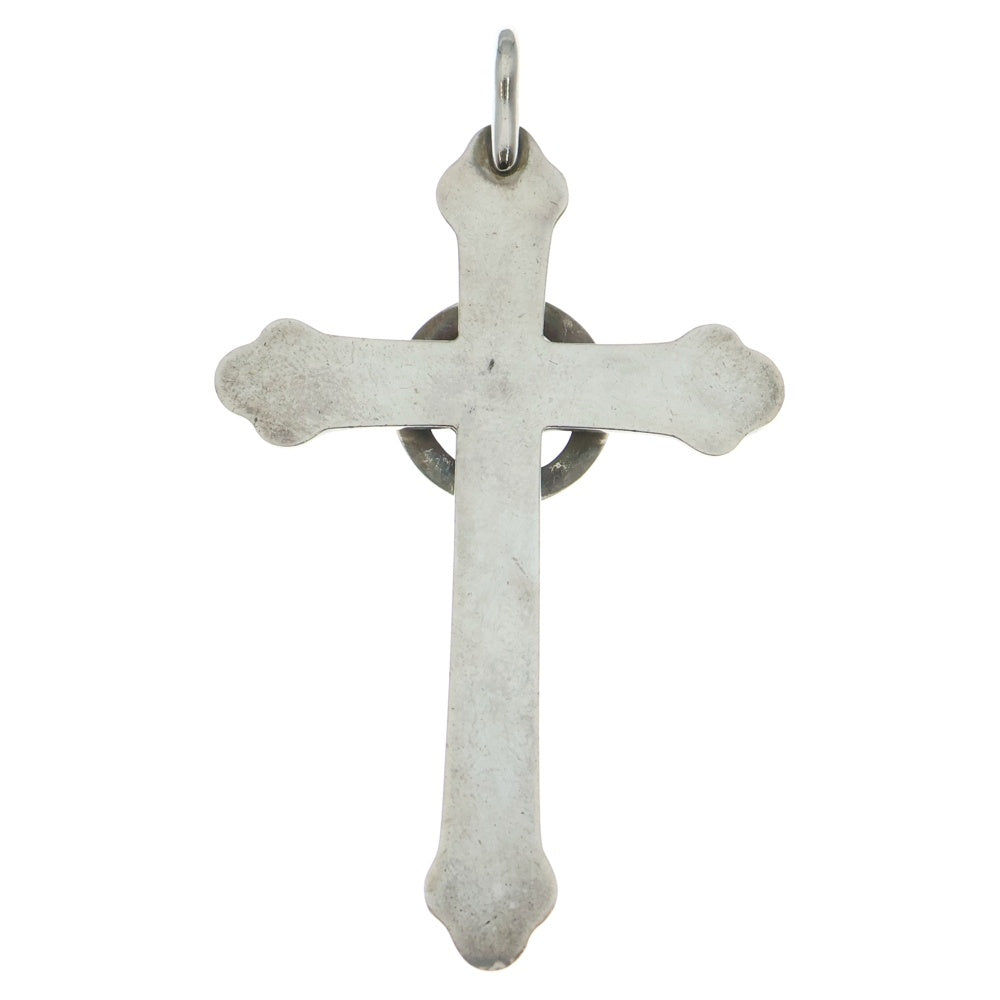 goro's(ゴローズ) メタル付きホイールクロス ペンダントトップ シルバー/ゴールド