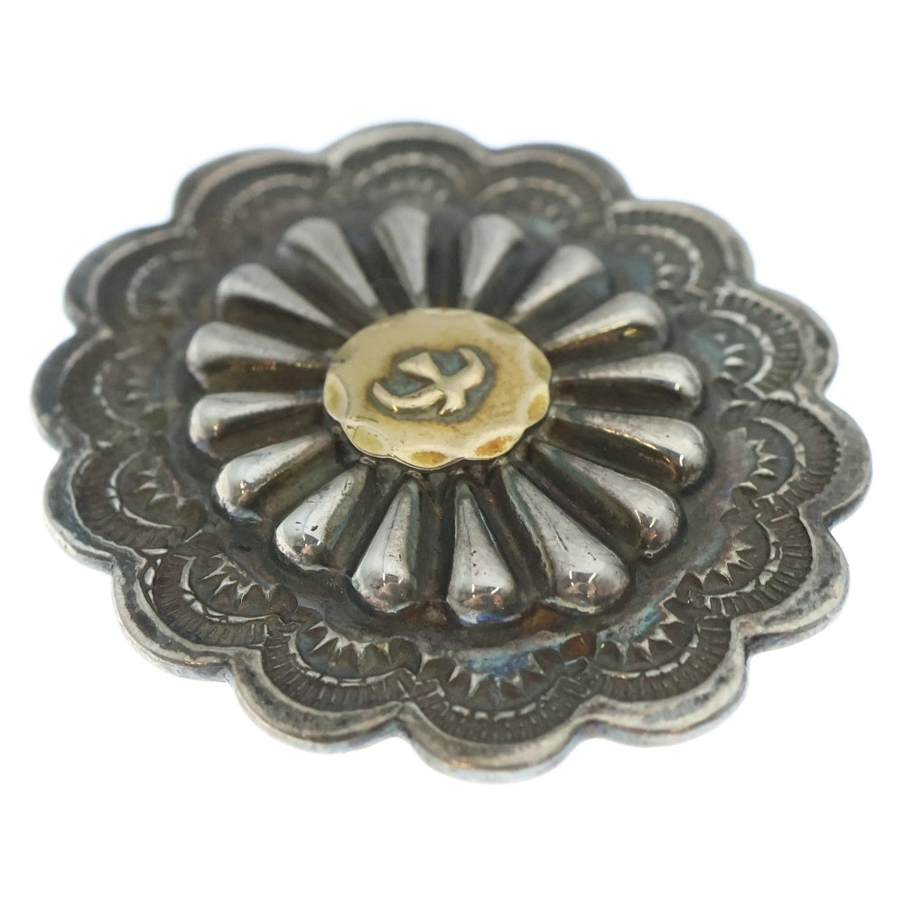 goro's(ゴローズ) K18付きフラワーコンチョ シルバーゴールド