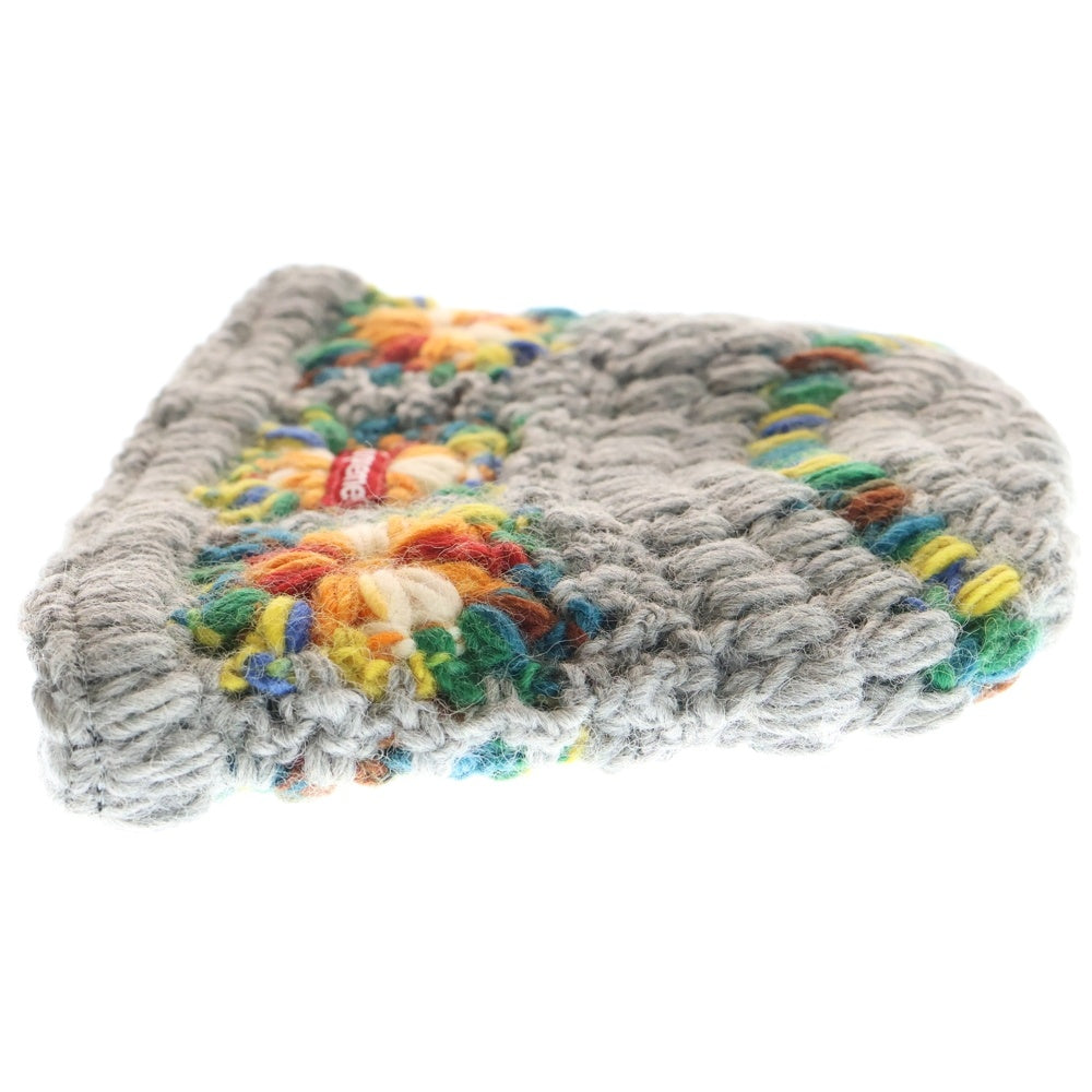 SUPREME(シュプリーム) 25SS Crochet Beanie クロシェ ビーニー ニット帽 グレー