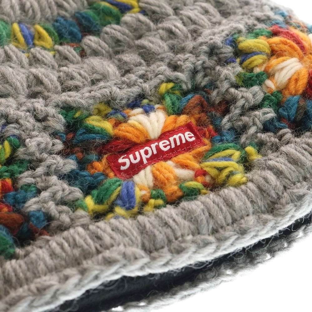 SUPREME(シュプリーム) 25SS Crochet Beanie クロシェ ビーニー ニット帽 グレー