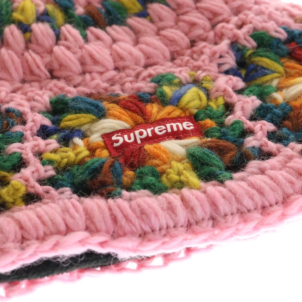 SUPREME(シュプリーム) 25SS Crochet Beanie クロシェ ビーニー ニット帽 ピンク レディース