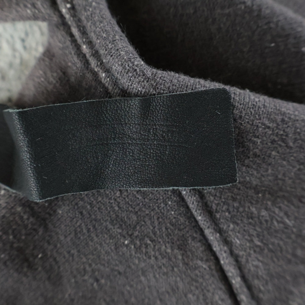 CHROME HEARTS(クロムハーツ) GRP Y NOT ワイノット ヴァーティカルロゴダガー刺繍スウェットプルオーバーパーカー フーディー グレー