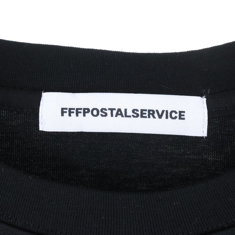 FFFPOSTALSERVICE(トリプルエフポスタルサービス) 25AW Diffraction Knit Layered L/S ディフラクションニットレイヤード長袖Tシャツ ブラック