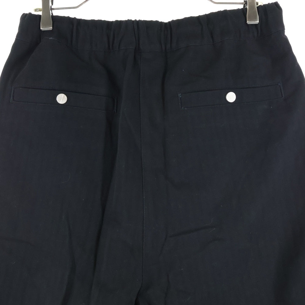 FFFPOSTALSERVICE(トリプルエフポスタルサービス) 25AW DOUBLE LAYERED ZIP TROUSERS ダブルレイヤードジップトラウザーズパンツ FFFPSFW2518 ブラック