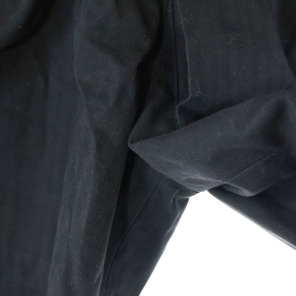 FFFPOSTALSERVICE(トリプルエフポスタルサービス) 25AW DOUBLE LAYERED ZIP TROUSERS ダブルレイヤードジップトラウザーズパンツ FFFPSFW2518 ブラック