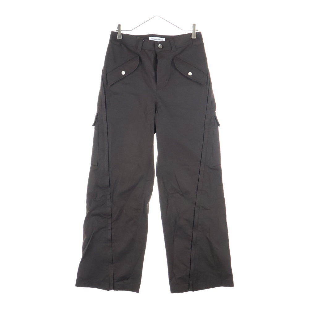 FFFPOSTALSERVICE(トリプルエフポスタルサービス) 25SS 3-WAY ZIP CARGO TROUSERS ジップカーゴトラウザーズパンツ ブラウン