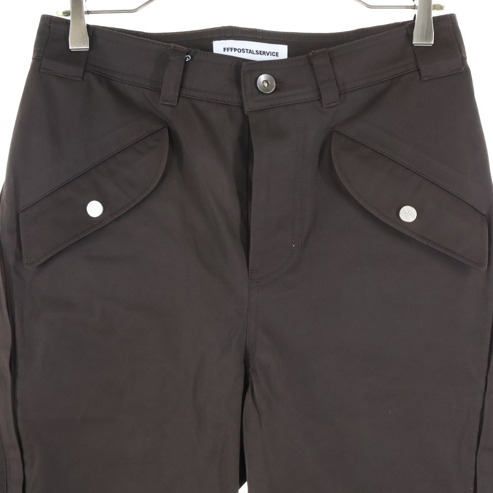 FFFPOSTALSERVICE(トリプルエフポスタルサービス) 25SS 3-WAY ZIP CARGO TROUSERS ジップカーゴトラウザーズパンツ ブラウン