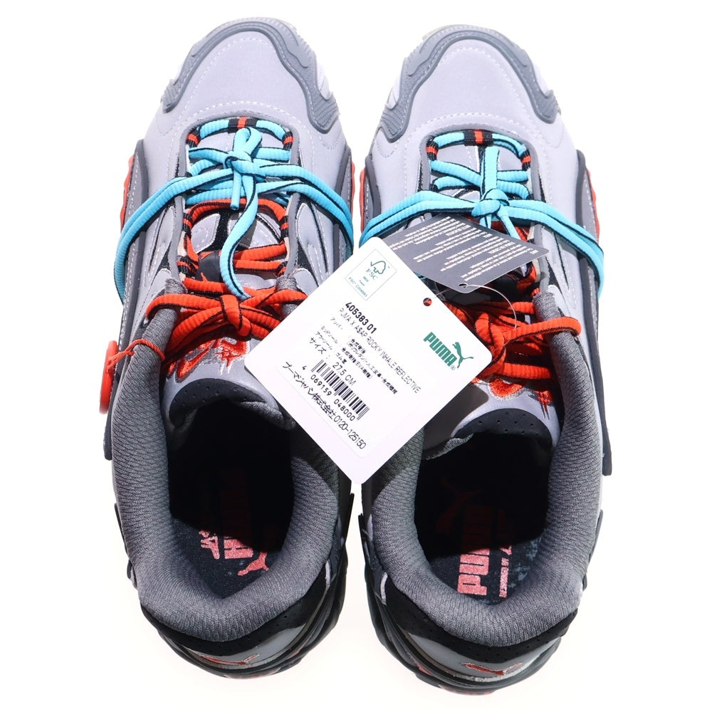 PUMA(プーマ) ×A$AP ROCKY INHALE REFLE エイサップ・ロッキー インへイル リフレ ローカットスニーカー 405383-01 グレー US9.5/27.5cm