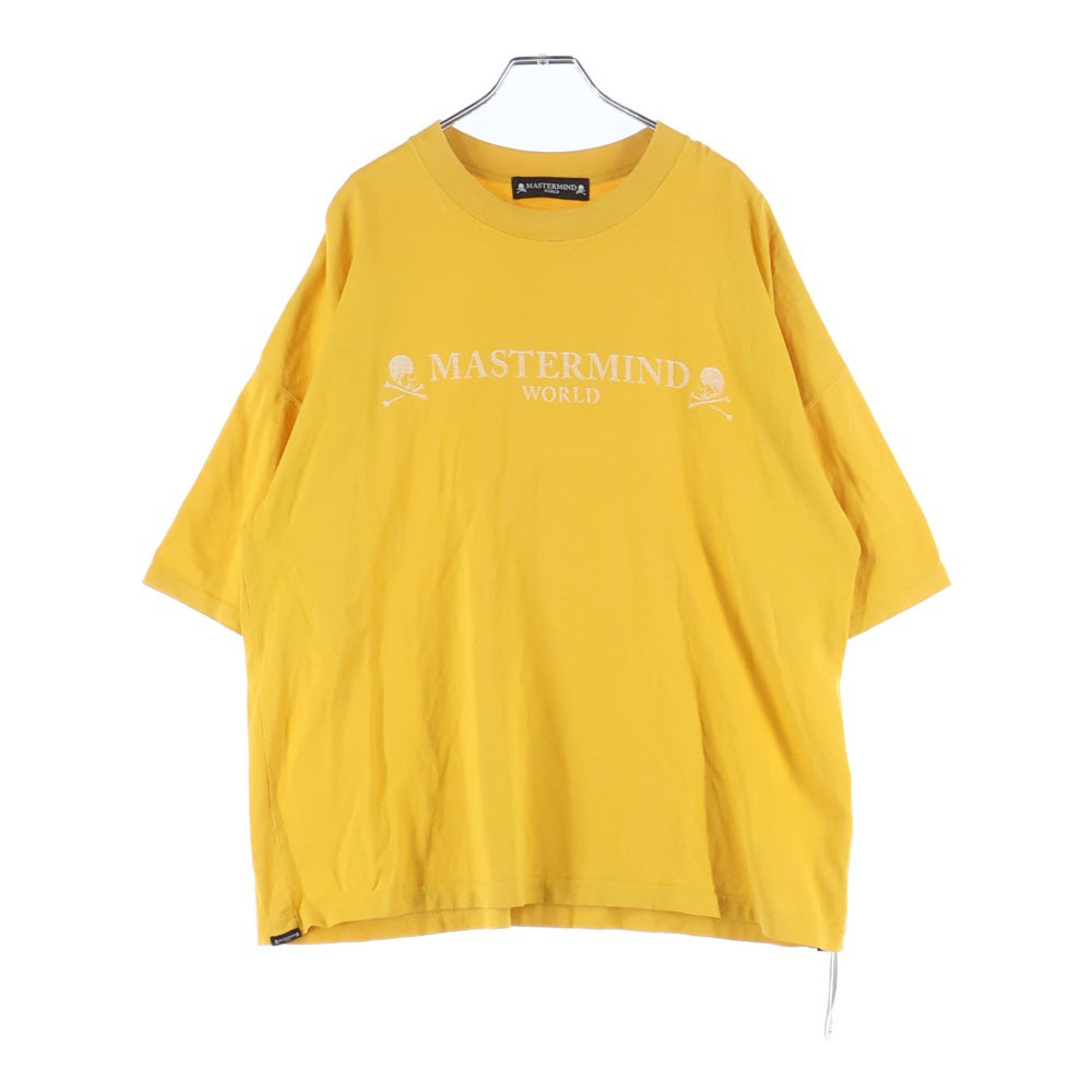 mastermind JAPAN(マスターマインドジャパン) ボクシーフィットプリント半袖Tシャツ MW20S04-TS060 イエロー