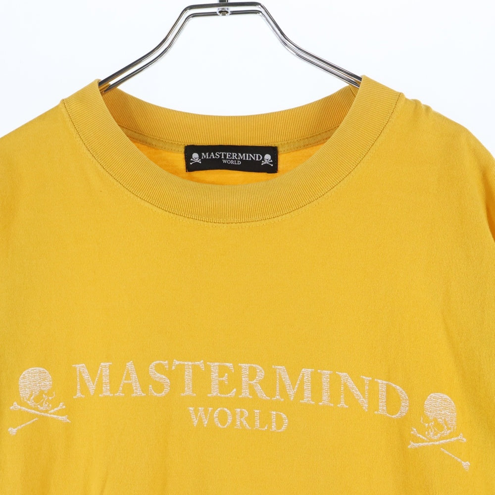 mastermind JAPAN(マスターマインドジャパン) ボクシーフィットプリント半袖Tシャツ MW20S04-TS060 イエロー