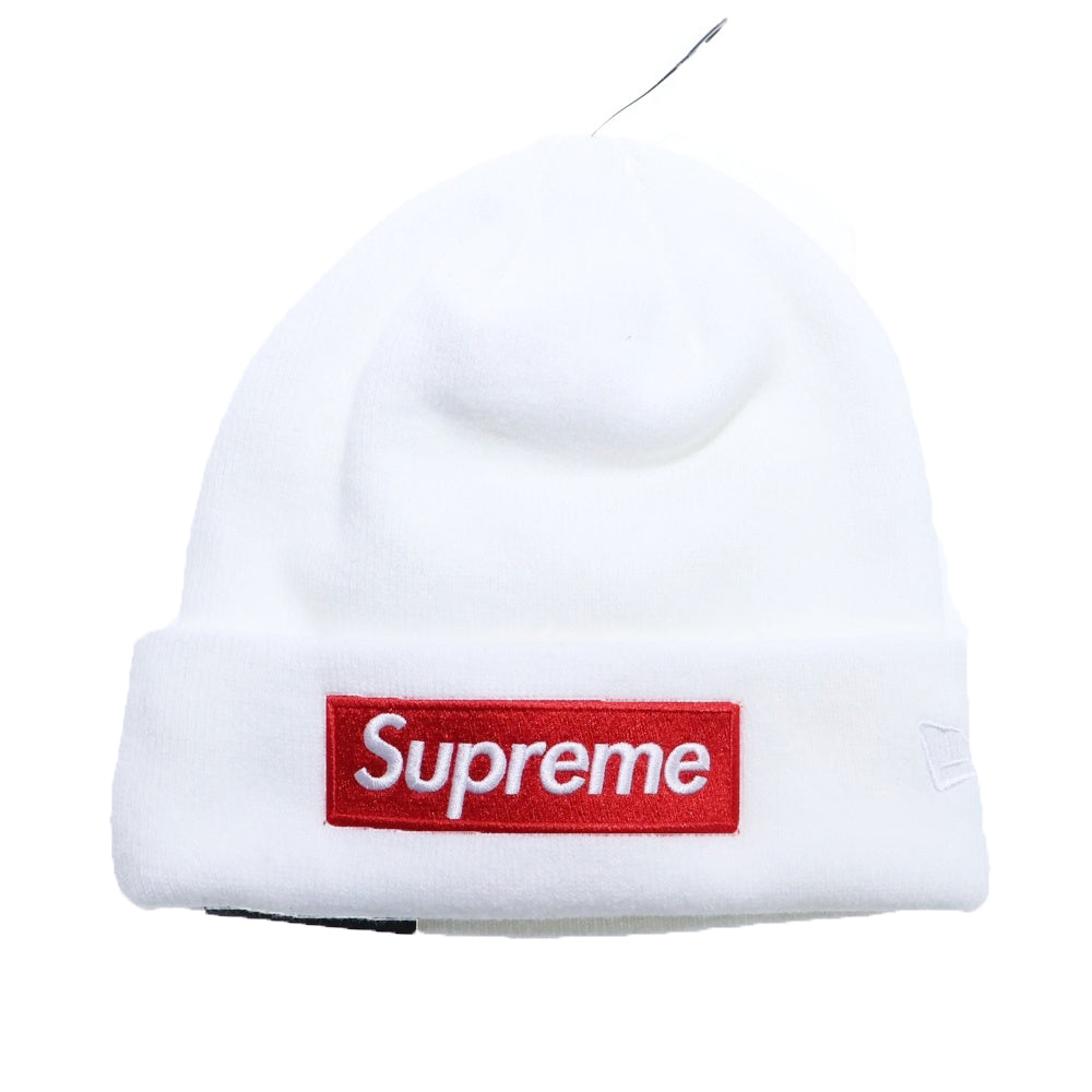 SUPREME(シュプリーム) 25AW New Era Box Logo Beanie ニューエラ ボックスロゴ ビーニー ニット帽 帽子 ホワイト