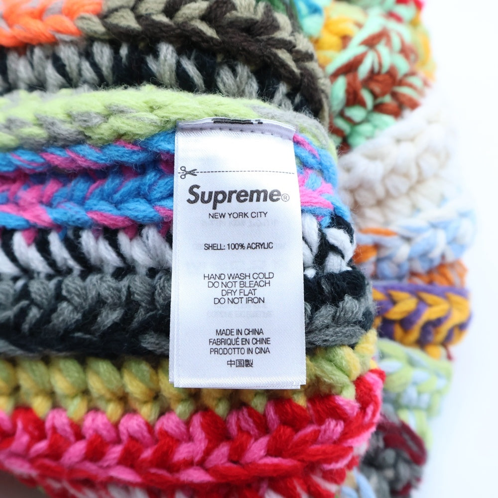 SUPREME(シュプリーム) 23AW Hand Tied Beanie ハンドタイビーニー ニット帽 マルチ レディース
