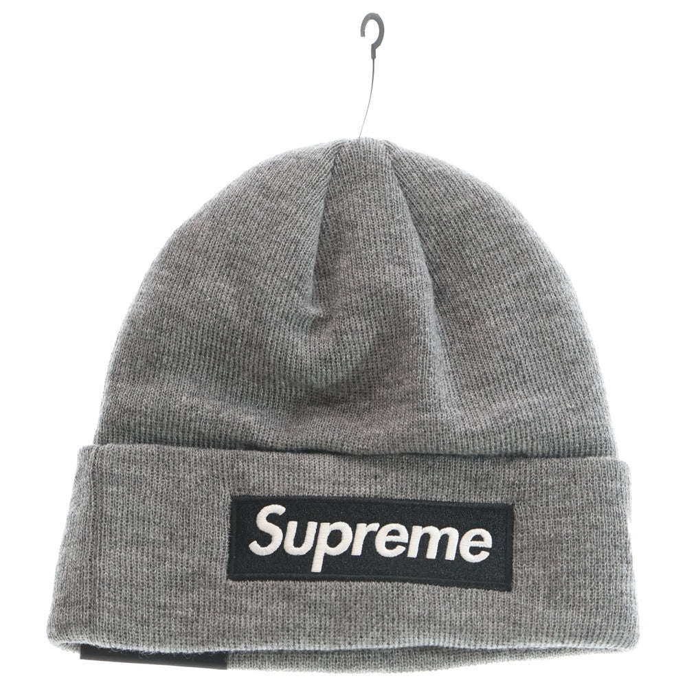 SUPREME(シュプリーム) 25AW New Era Box Logo Beanie ニューエラ ボックスロゴ ビーニー ニット帽 帽子 グレー