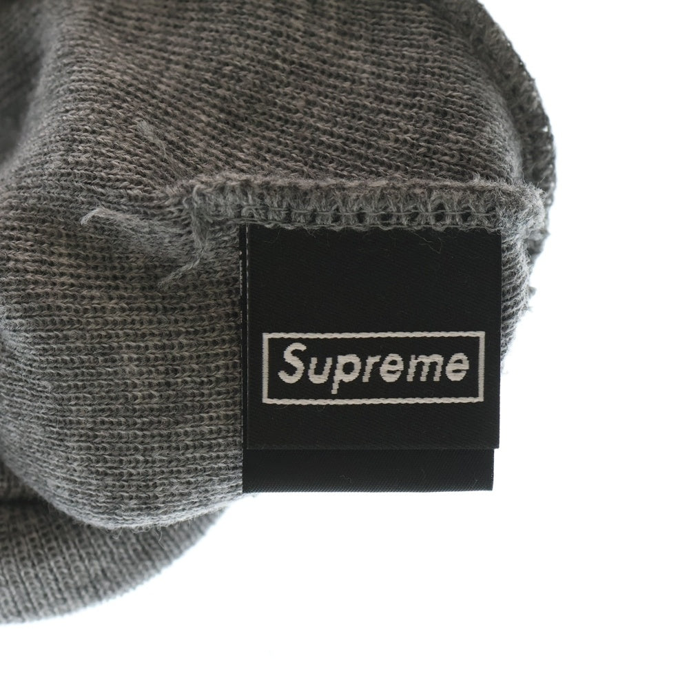 SUPREME(シュプリーム) 25AW New Era Box Logo Beanie ニューエラ ボックスロゴ ビーニー ニット帽 帽子 グレー