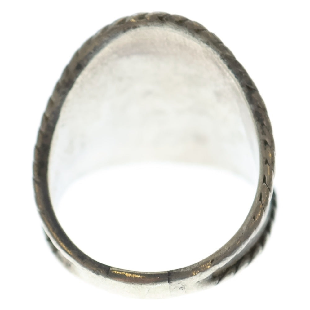 goro's(ゴローズ) 金メタル付き銀縄リング シルバーゴールド