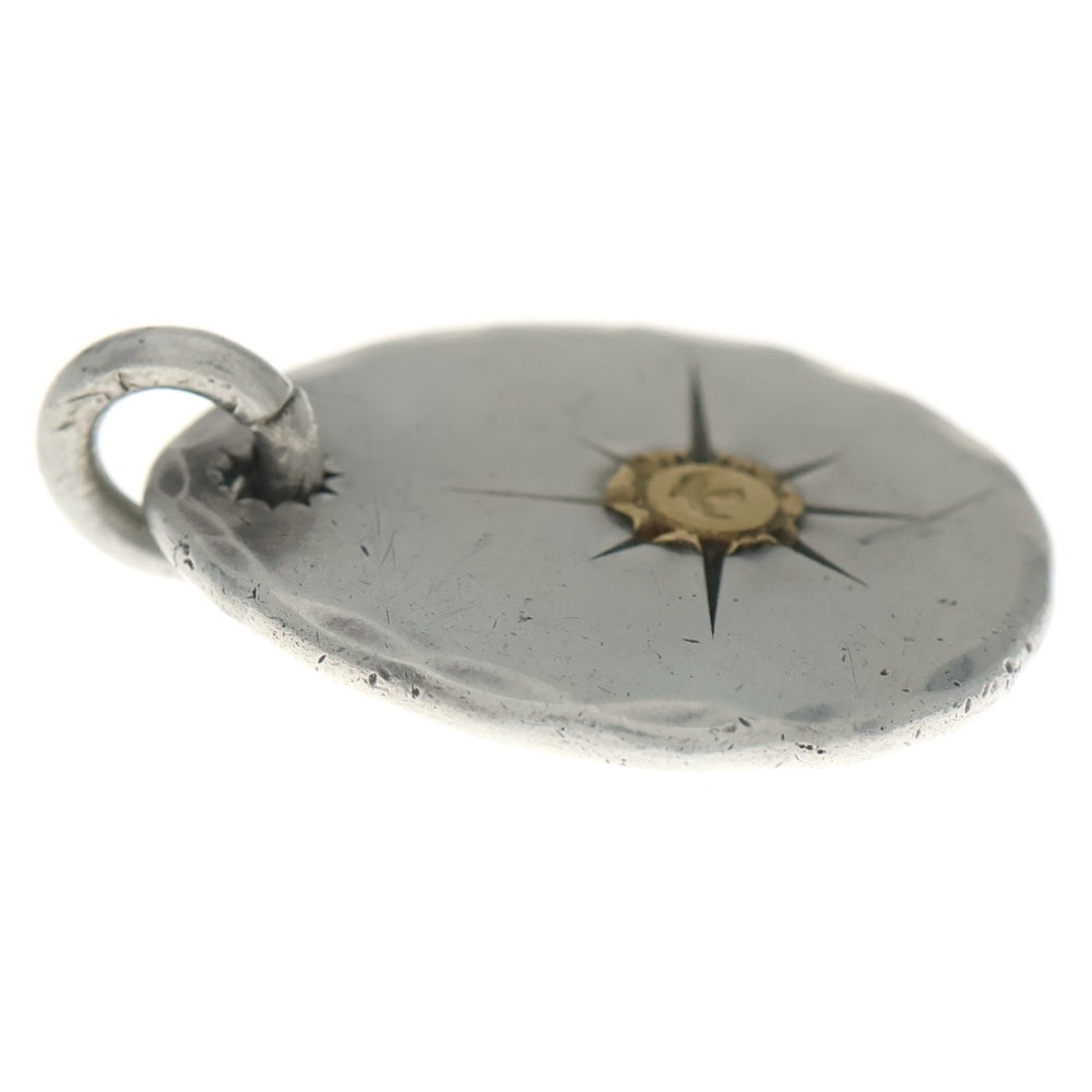 goro's(ゴローズ) たたきメタル中 ペンダントトップ シルバー/ゴールド BGA066