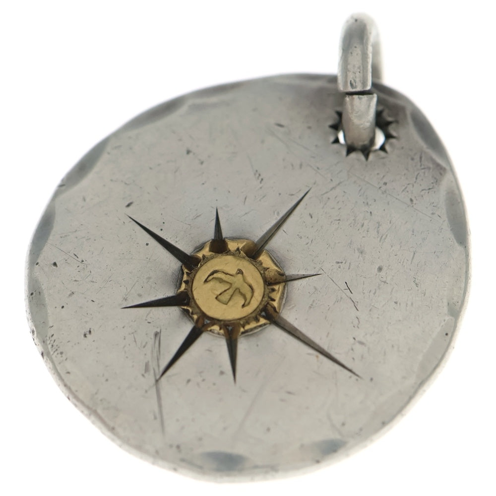 goro's(ゴローズ) たたきメタル中 ペンダントトップ シルバー/ゴールド BGA066