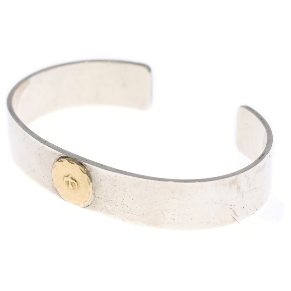 goro's(ゴローズ) 平打ちブレスM バングル シルバー/ゴールド BGA097