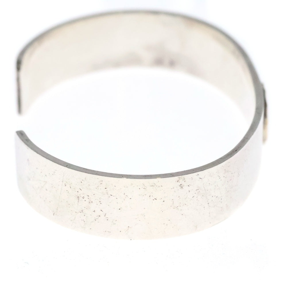 goro's(ゴローズ) 平打ちブレスM バングル シルバー/ゴールド BGA097