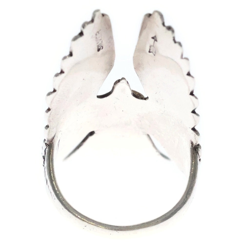 goro's(ゴローズ) K18付きイーグルリング シルバー/ゴールド BGA136