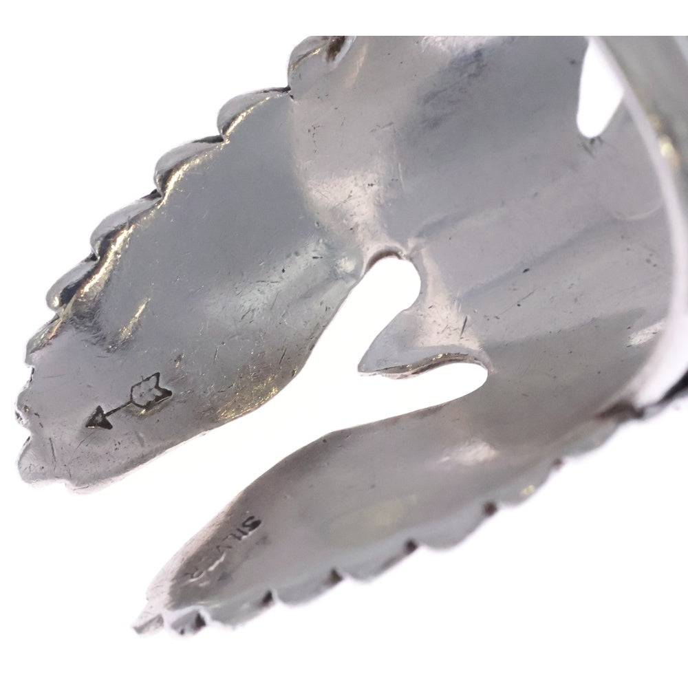 goro's(ゴローズ) K18付きイーグルリング シルバー/ゴールド BGA136