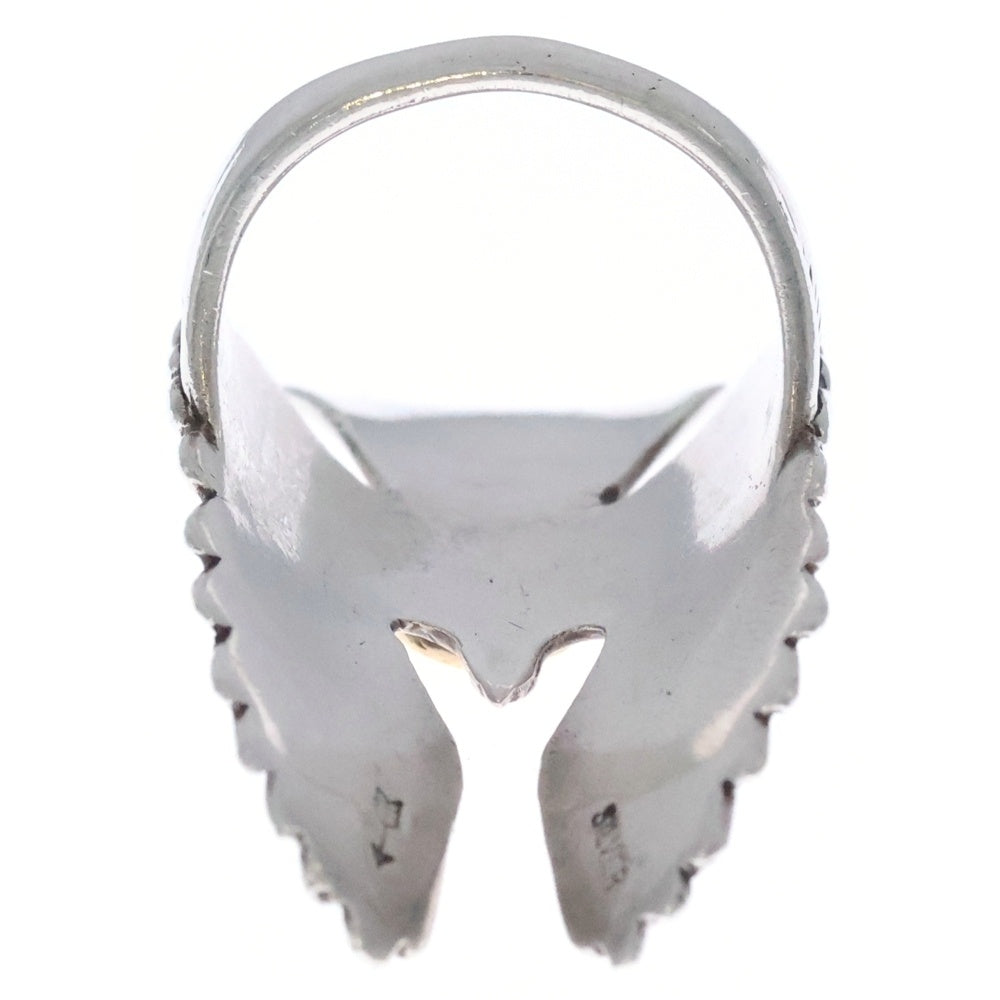 goro's(ゴローズ) K18付きイーグルリング シルバー/ゴールド BGA136