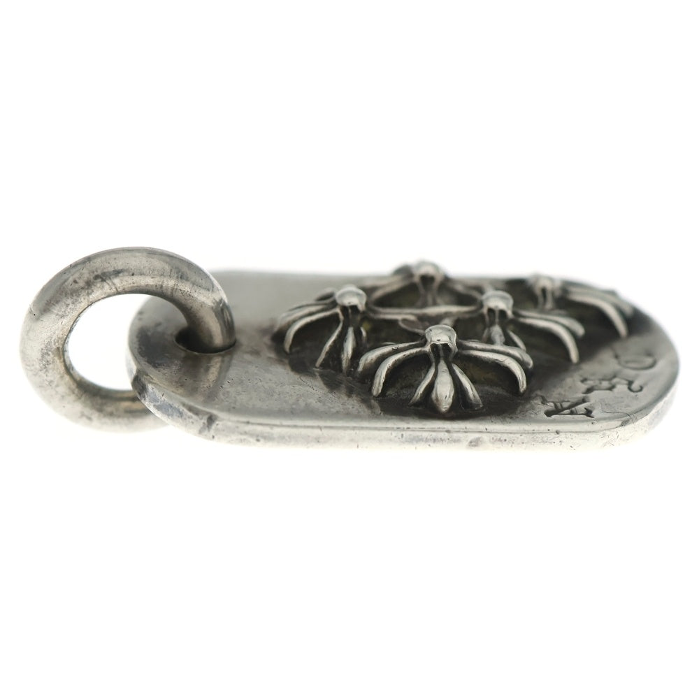 CHROME HEARTS(クロムハーツ) RAISED DOGTAG レイズドドッグタグ NYC限定 ネックレストップ シルバー