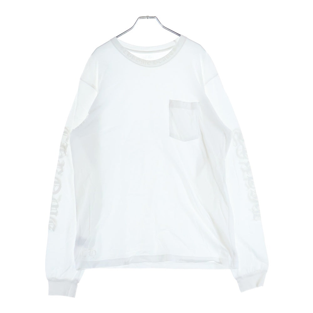 CHROME HEARTS(クロムハーツ) CH LS NECK LOGO TEE ネックロゴプリント