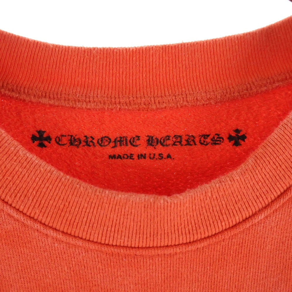 CHROME HEARTS(クロムハーツ) 23SS×MATTY BOY SPARK THE HEART SWTSHRT マッティボーイ プロスパーク ザ ハート プリントクルーネックスウェットトレーナー レッド