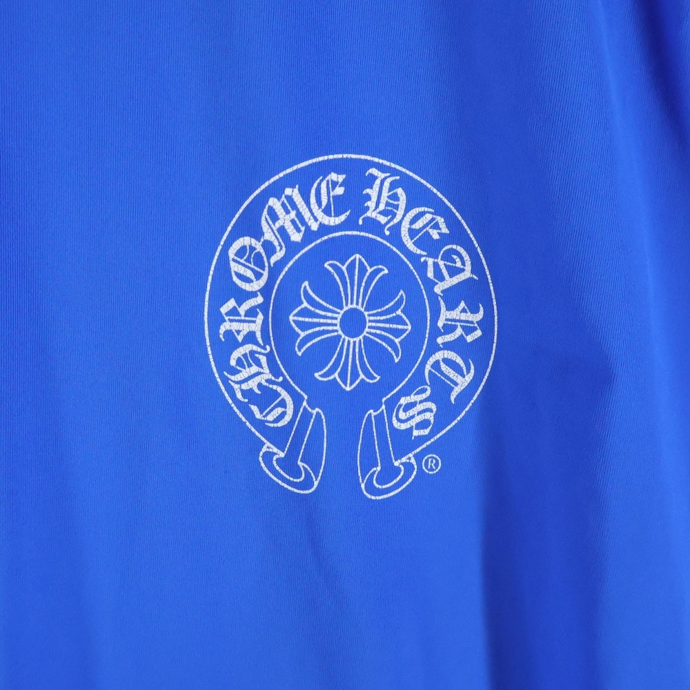 CHROME HEARTS(クロムハーツ) LASH GUARD ホースシュープリントラッシュガード長袖Tシャツ ブルー