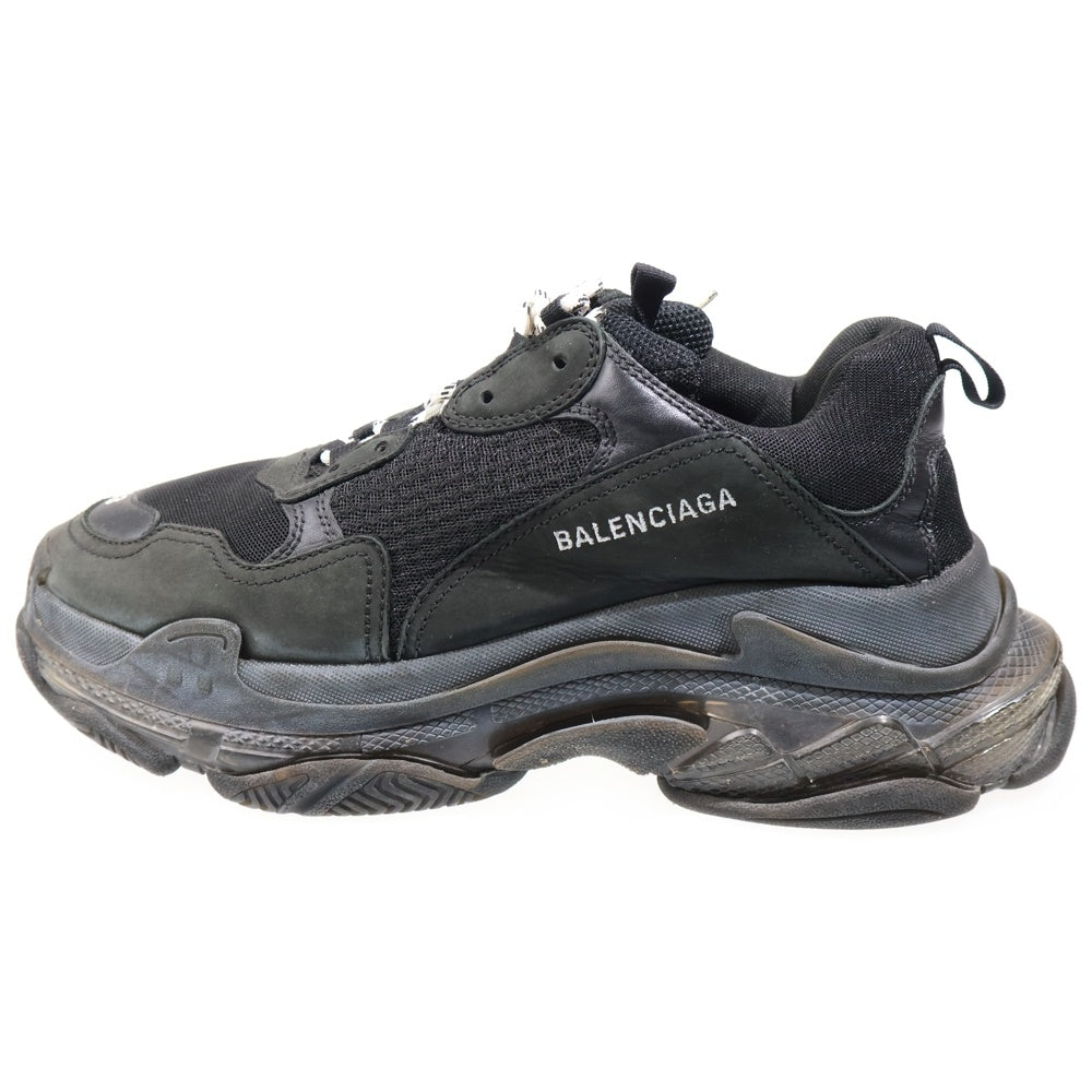 BALENCIAGA(バレンシアガ) Triple S トリプルエス クリアソールダッドローカットスニーカー ブラック 541624