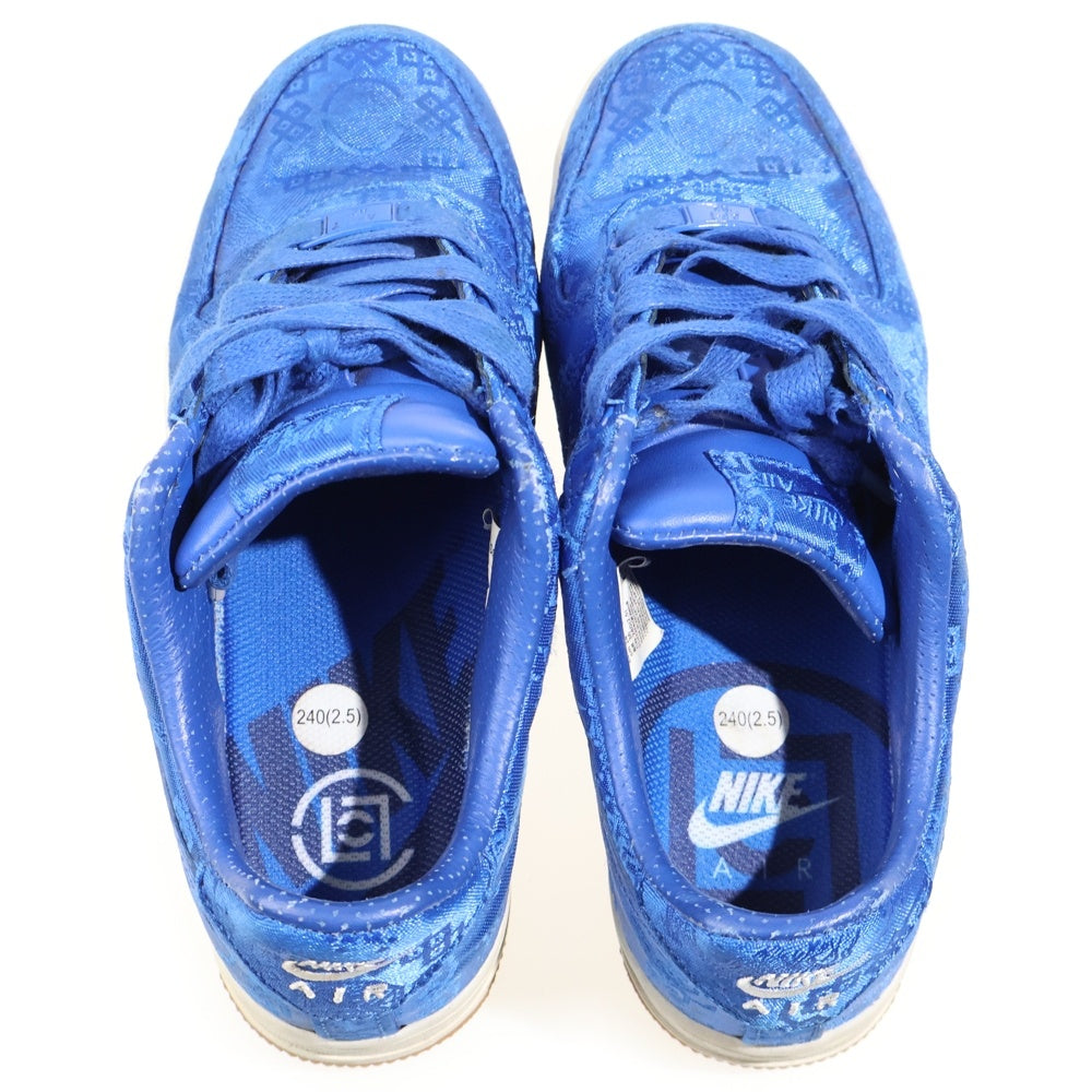 NIKE(ナイキ) ×CLOT AIR FORCE 1 PRM CJ5290-400 クロット エアフォース1 プレミアム ゲームロイヤル ローカットスニーカー US5.5/24.0cm ブルー レディース