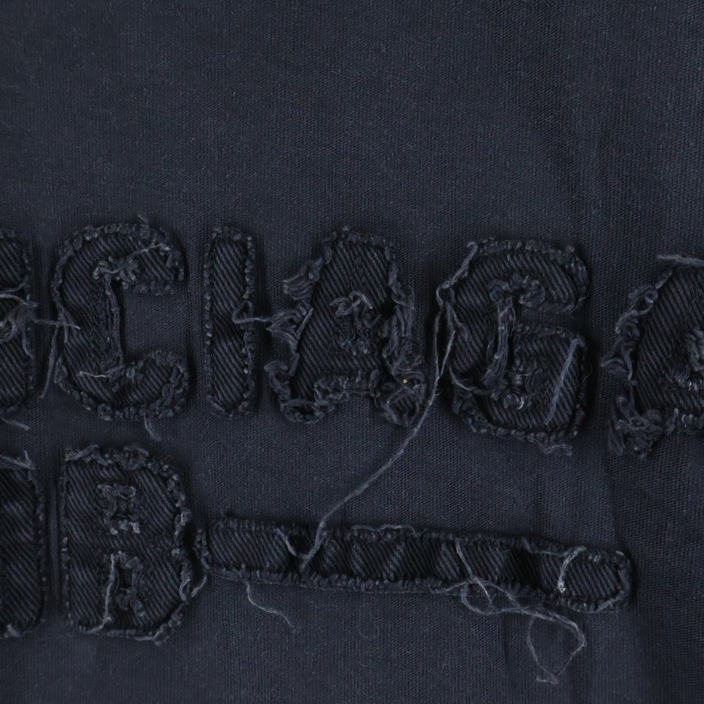 BALENCIAGA(バレンシアガ) 25SS Medium Fit T-Shirt インサイドアウトロゴ半袖Tシャツ 822441 TSVA2 ブラック