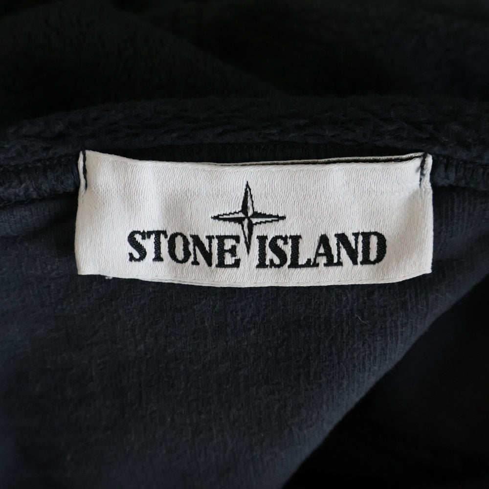 STONE ISLAND(ストーンアイランド) 21AW BRUSHED COTTON FLEECE ブラッシュドパッチプルオーバーパーカー 751564120 グレー