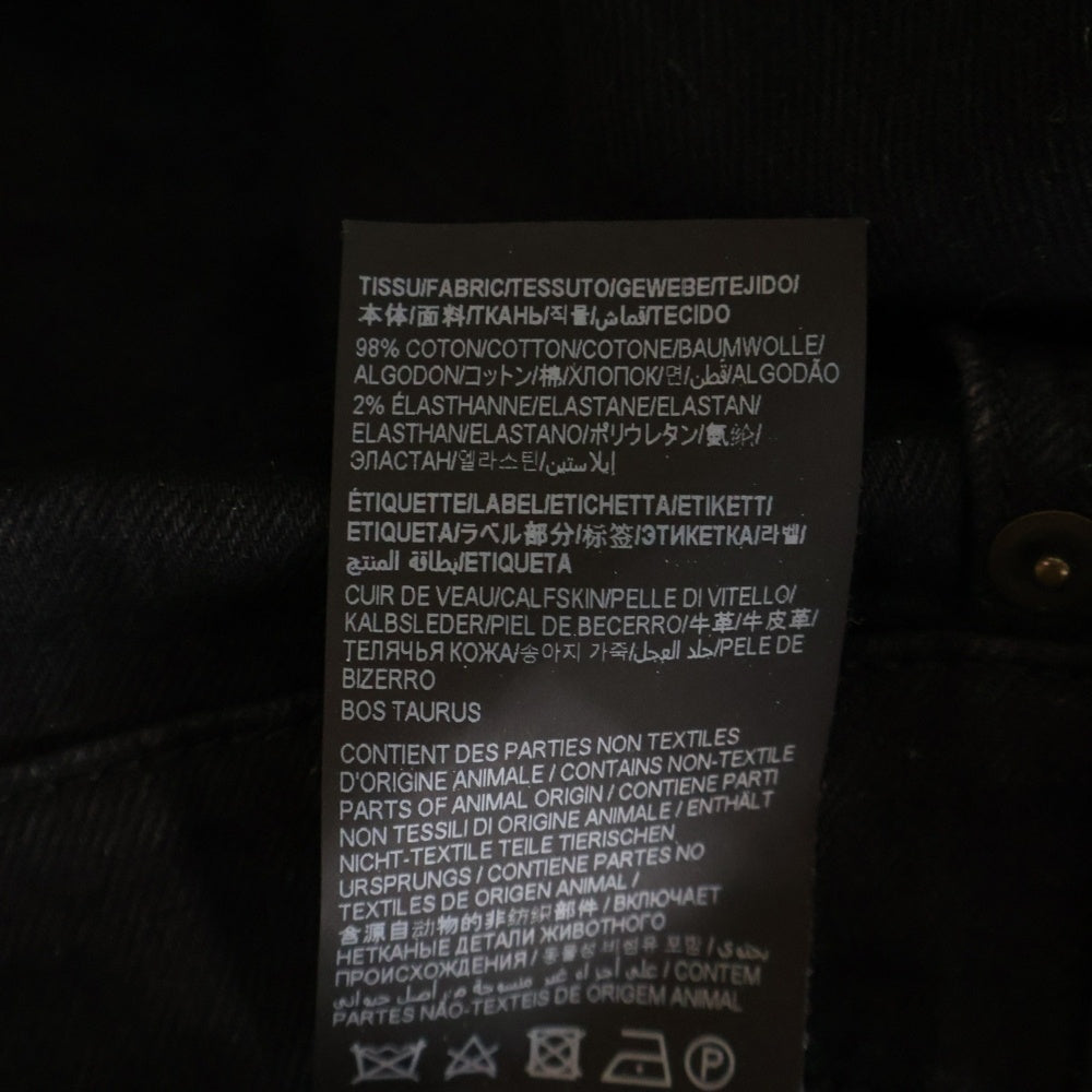 SAINT LAURENT PARIS(サンローランパリ) ストレッチスキニーデニムパンツ 527389 YS500 ブラック