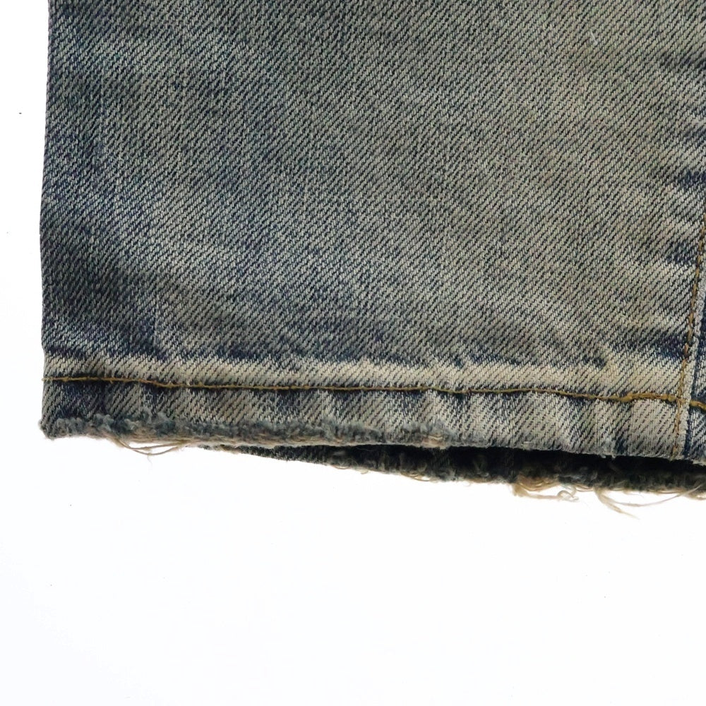 SAINT LAURENT PARIS(サンローランパリ) 16SS ニークラッシュスキニーデニムパンツ 410106 Y835L ブルー