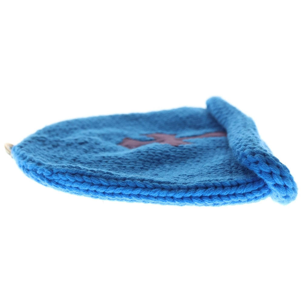 CHROME HEARTS(クロムハーツ) BEANIE CASH クロスパッチ付きカシミアビーニー