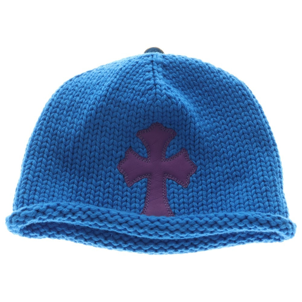 CHROME HEARTS(クロムハーツ) BEANIE CASH クロスパッチ付きカシミアビーニー