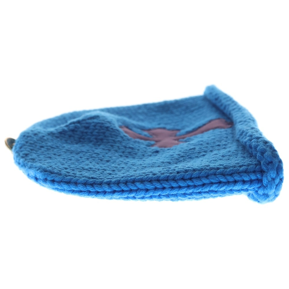 CHROME HEARTS(クロムハーツ) BEANIE CASH クロスパッチ付きカシミアビーニー