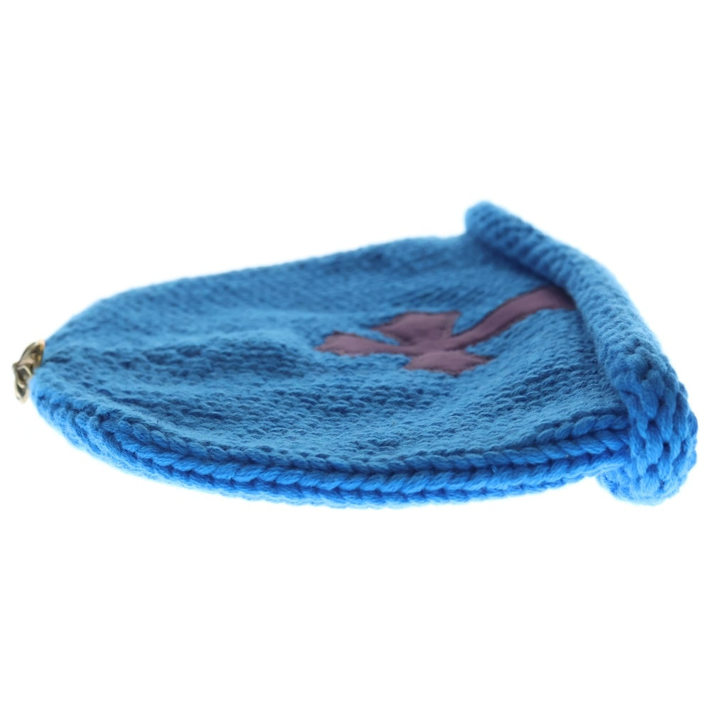 CHROME HEARTS(クロムハーツ) BEANIE CASH クロスパッチ付きカシミアビーニー